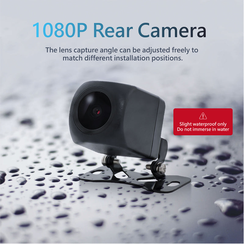 R9 (Magic Mirror) - 4K Sony sensor Dual-lens Mirror Dashcam with CarPlay Android Auto functions